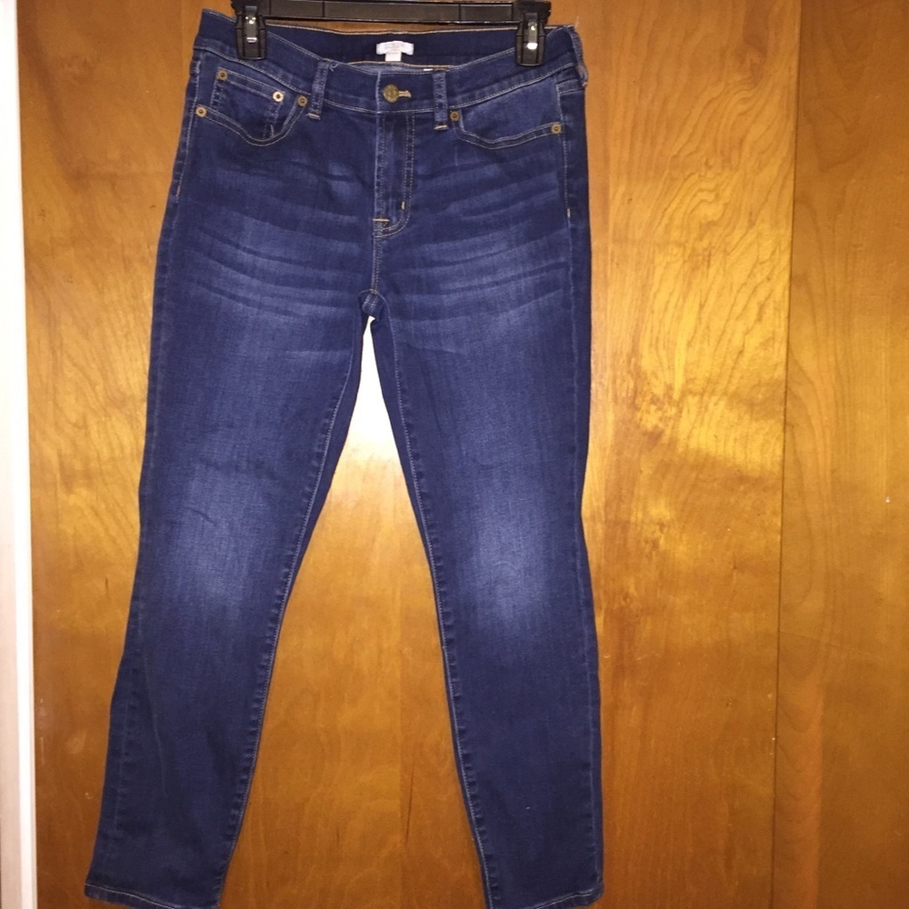 J.CREW patriotic wash skinny jeans size 27 e7293